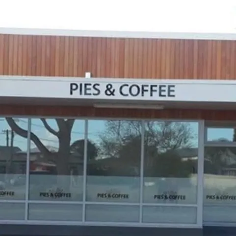 The Pies & Coffee shopfront on Selwyn Street